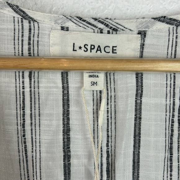 NWT New L*Space Summer Nights Stripe Down The Line Cover-Up small - Picture 4 of 11
